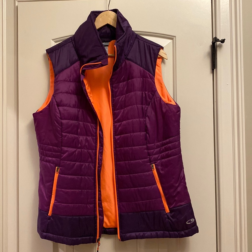 Champion Athletic Vest Purple/Neon Orange, Size XL